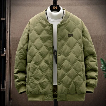 Мужская куртка Осень Новый прилив Однобортный пиджак Пальто Свободные топы 2