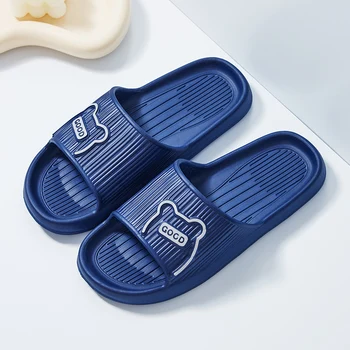 Мужские тапочки для душа в ванной комнате Домашние пляжные нескользящие сандалии 079 2