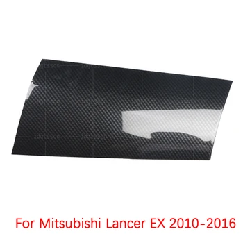 Наклейка из углеродного волокна в салоне автомобиля для Mitsubishi Lancer EX, Наклейка с аксессуарами, крышка панели переключения передач, внутренняя отделка 2
