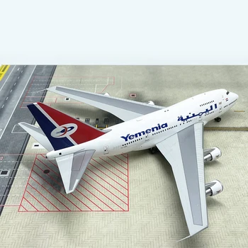 Отлитый под давлением 1:200 Самолет Из сплава Boeing 747SP Йеменских авиалиний Готовой модели 7O-YMN Decorations Collection Gifts 2