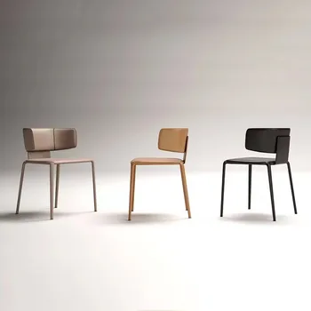 Скандинавские пляжные стулья Кожаный Садовый дизайн Для макияжа в помещении Маникюрный стул для одноместной комнаты Итальянский Sillas De Comedor Японская мебель jyxp 2