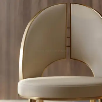 Скандинавское эргономичное кресло для спальни, кресло для салона на открытом воздухе, Скандинавское кресло, Прозрачная Кухонная мебель Sillas De Cocina XF35XP 2