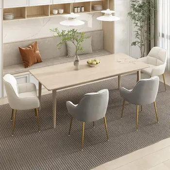 Ткань для обеденного кресла Nordic для ресторана, гостиной, спальни, офисной работы, компьютерной мебели, макияжа, маникюра, спинки дивана-кресла 2