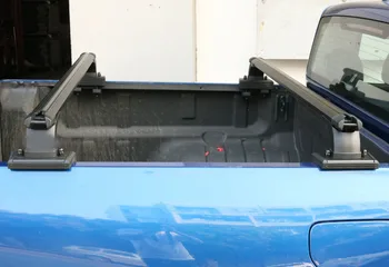 Черная перекладина 2шт для Toyota Tundra XK50 2007-2023 Пикап Верхний багажник на крыше Поперечная перекладина Грузовой багажник 2