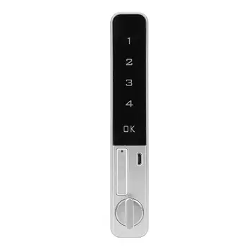 Электронный Замок Клавиатуры С Паролем Из Цинкового Сплава USB Smart Cabinet Lock Шкафчик Для одежды SPA Saunna Gym Противоугонный Цифровой  2
