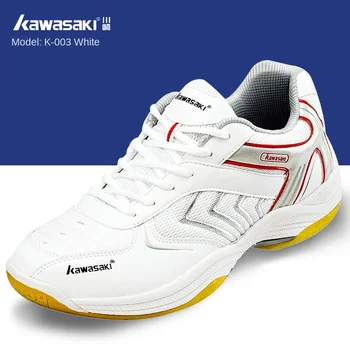 оригинальные мужские и женские кроссовки для бадминтона Kawasaki, дышащие высокоэластичные нескользящие спортивные кроссовки, теннисные ботинки 2
