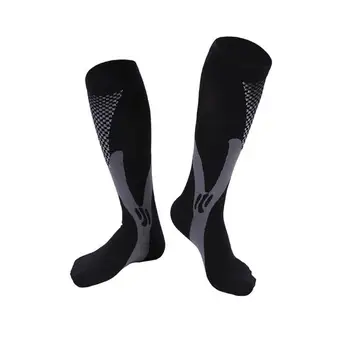 1-8 шт. Компрессионные носки для бега для мужчин и женщин для футбола, снимающие усталость, облегчающие боль 20-30 мм рт. ст., черные компрессионные носки, подходящие для 3