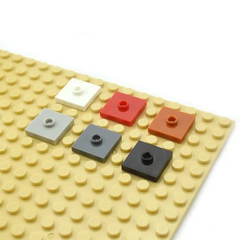 90 шт. пластинчатые строительные блоки 87580 2x2, сборка, защелка, детали MOC, Развивающая игрушка для ребенка, совместимая со всеми брендами Brick 3