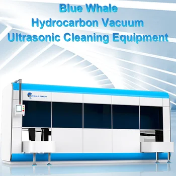 Blue Whale Полностью Автоматизированная машина для очистки промышленных металлических деталей с углеводородным гидро Углеродным вакуумом и ультразвуковым очистителем 3