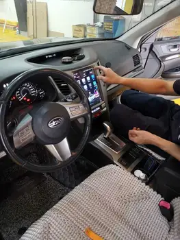 PX6 Tesla Style Android 9,0 4 + 128 Г Автомобильный GPS-Навигатор Для Subaru Legacy Outback 2009-2014 Мультимедийный DVD-Плеер Стерео Головное Устройство 3