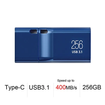 SAMSUNG Type-C USB Флэш-накопитель 256G 128G 64GB Флеш-накопитель USB 3.1 Type C Флешка Memory Stick Для ПК / Ноутбука / Смартфона / Планшета 3