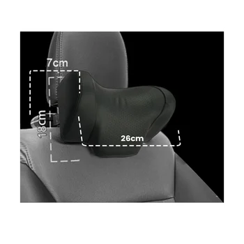 Автомобильный Многофункциональный подголовник из ПВХ-кожи, Регулируемая вверх и Вниз подушка для шеи 3