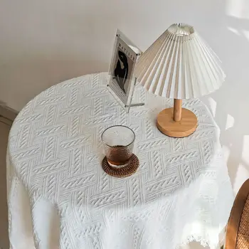 Белая скатерть Японский чайный столик table cloth_AN3437 3