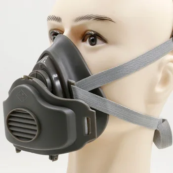 Ветрозащитный Наполовину Распыленный Химический Пестицид Промышленный Противогаз для защиты глаз Удобный Безопасный 3