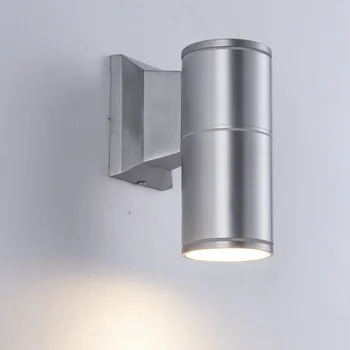 Двойной светодиодный настенный светильник с одной головкой, водонепроницаемый IP65, Садовый коридорный светильник, Наружный внутренний светильник-бра AC85-265V 3