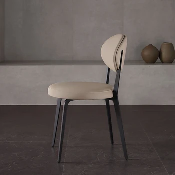 Дизайнерские Металлические стулья, Роскошные банкетные Белые стулья для маленькой спальни, стулья для свадебного макияжа в помещении, Кемпинговые мебель для салона, японская мебель 3