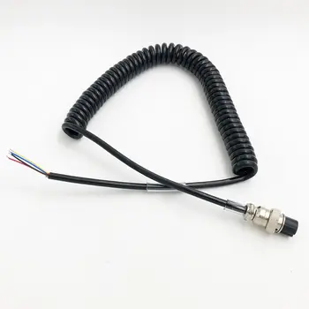 Динамик CB Radio Микрофон CB-12 CB-507 Микрофон 4-контактный кабель для портативной рации Cobra 3