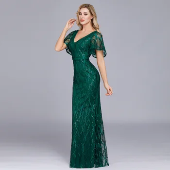 Женское летнее Модное брендовое вечернее платье 2023 года, подтяжки из спандекса с блестками, Эластичная вышивка, длинная юбка с высокой талией в виде рыбьего хвоста 3