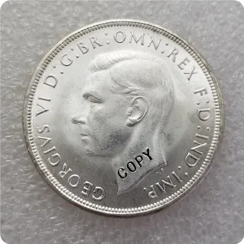 КОПИРОВАЛЬНАЯ монета в 5 шиллингов австралийской короны 1938 года 3