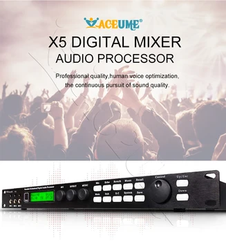 Караоке-микрофон, интеллектуальный индукционный микрофон серии Digital Pilot, аудиопроцессор караоке с цифровой реверберацией X5. 3
