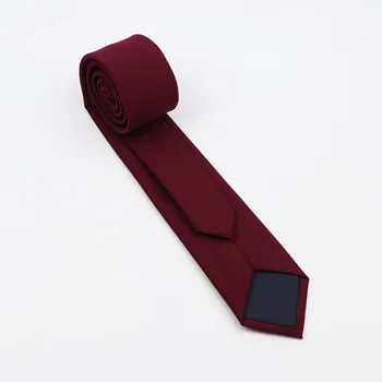 Классическая мужская мода для отдыха, однотонный хлопковый галстук, официальный костюм, свадебный галстук, высококачественный шейный платок толщиной 6 см 3