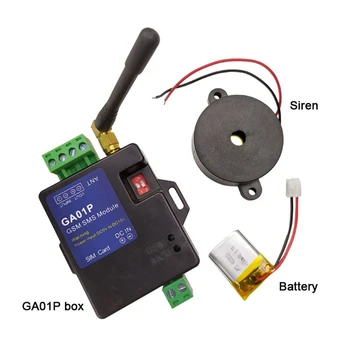 Коробка GSM сигнализации торгового автомата Пластиковая Коробка GSM сигнализации Поддерживает оповещение об отключении питания, Один вход сигнала тревоги, один выход напряжения тревоги 3