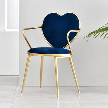 Металлические обеденные стулья для ресторана для салона красоты, офисные современные обеденные стулья Nordic Luxury Muebles, современная мебель 23GP 3
