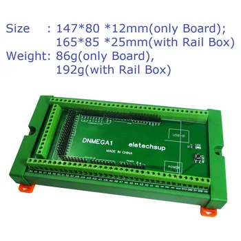 Модуль адаптера винтовой клеммной колодки для крепления на DIN-рейку для Arduino MEGA2560 R3 Atmega2560 Dev Baord 3