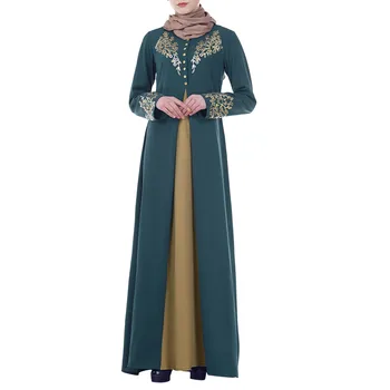 Мусульманское женское платье для Ид, Молитвенная одежда, платье для Рамадана, исламская одежда, Абая, Дубай, арабский халат, мусульманское женское платье 3