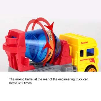 Новая детская машинка, игрушки для детей, Инерционная инженерная машинка, Мультяшная машинка для мальчиков и девочек, развивающие игрушки для раннего обучения, подарки 3