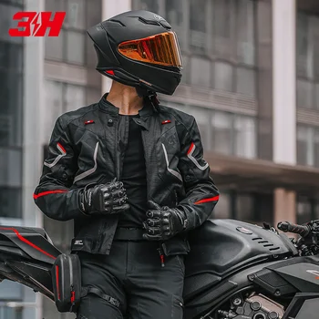 Новая мотоциклетная куртка Для мужчин, защитное снаряжение для мотокросса, Эндуро, Светоотражающая Оксфордская куртка CE2, мотоциклетная одежда 3