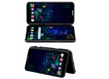Оригинальная разблокировка LG V50 V500N ThinQ 6,4-дюймовый 6 ГБ ОЗУ 128 ГБ ПЗУ 16-мегапиксельный телефон с тремя камерами заднего вида и отпечатками пальцев, игровой телефон с двумя экранами HD 3