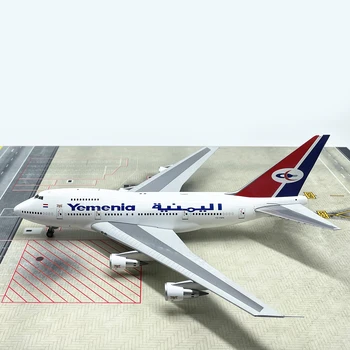 Отлитый под давлением 1:200 Самолет Из сплава Boeing 747SP Йеменских авиалиний Готовой модели 7O-YMN Decorations Collection Gifts 3