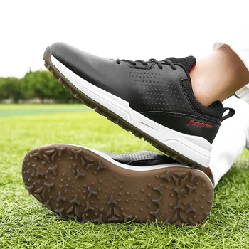 Профессиональная обувь для гольфа для мужчин, удобные спортивные кроссовки для тренировок по гольфу на открытом воздухе, мужские кроссовки для гольфа без шипов 3