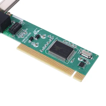 Сетевая карта PCI NIC Realtek RTL8139 10/100 Мбит/с RJ45 Ethernet Lan видеокарта Бесплатный драйвер для ПК 3