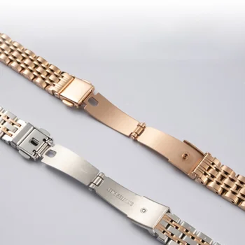 Тонкий браслет из розового золота для Apple Watch 8 7 41 45 мм Ultra 49 мм Женский Металлический ремешок для iWatch Серии 6 5 4 SE 3 2 1 40 44 мм 38 42 мм 3