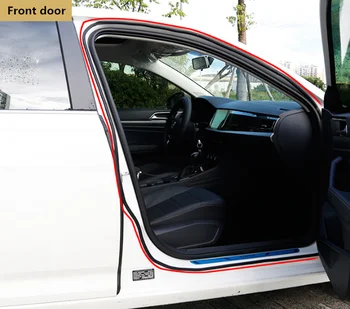 Уплотнители дверей автомобиля Наклейка B-Образная Уплотнительная прокладка Резиновые Уплотнители для Subaru XV Forester Outback Legacy Impreza XV BRZ Tribeca 3