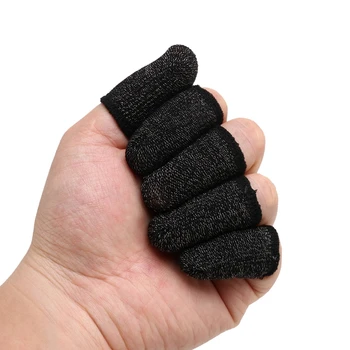 12ШТ комплектов накладок для мобильных игровых контроллеров, дышащий полноэкранный набор накладок для пальцев для PUBG 4