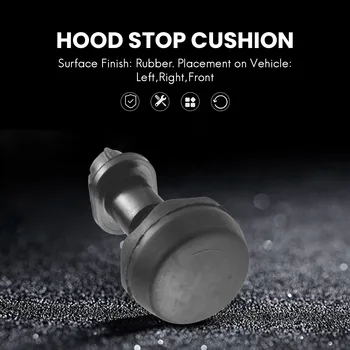 2 шт. для Ford Escape Focus Edge 2013-2019, резиновый бампер, ограничитель капота 4