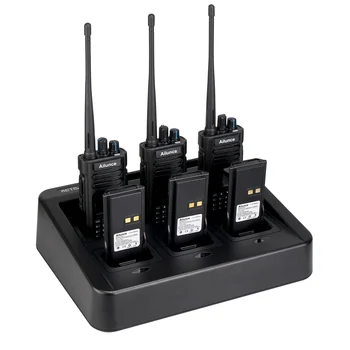 6 комплектов профессионального радиоприемника Ailunce HD1 с быстрым зарядным устройством Двухдиапазонный DMR Любительский цифровой IP67 Водонепроницаемый GPS Двухстороннее радио 4