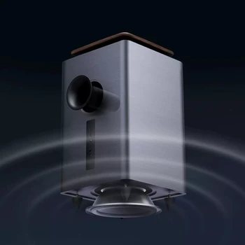 BINNIFA Имитирует 5.1 Беспроводной звук Объемного Звучания Домашнего Кинотеатра Live-3D KTV 5.8G Беспроводной Микрофон DSP Сабвуфер Динамик Бас 155 Вт 4