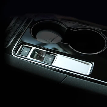 CarManGo для Jaguar XE X760 2015-2019 Автоаксессуары Шестерня Электрический ручной тормоз Панель Рамка накладка Наклейка Украшение 4