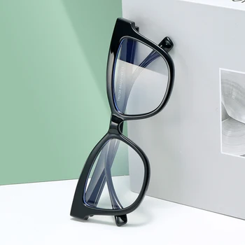 LongKeeper Модные ретро очки TR90 Женские очки с кошачьим глазом Женские мужские солнцезащитные очки с защитой от синего света, блокирующие gafas de mujer 4