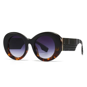 SO & EI негабаритные овальные женские роскошные солнцезащитные очки модного бренда с градиентными оттенками UV400 винтажные мужские солнцезащитные очки в стиле панк 4