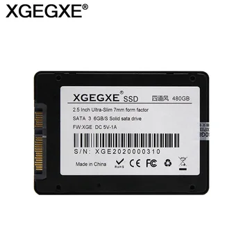 XGEGXE SSD 480 ГБ Твердотельный Жесткий Диск 120 ГБ Внутренний SATA3 2,5-дюймовый Твердотельный Накопитель 240 ГБ ssd для настольного ноутбука 4