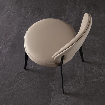 Дизайнерские Металлические стулья, Роскошные банкетные Белые стулья для маленькой спальни, стулья для свадебного макияжа в помещении, Кемпинговые мебель для салона, японская мебель 4