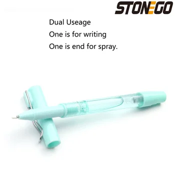 Многофункциональная ручка-распылитель STONEGO, портативные гелевые ручки со спиртовым спреем для письма многоразового использования 4