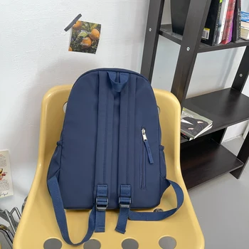 Модный Женский рюкзак с простым письмом для девочек и мальчиков, Рюкзак для ноутбука, Школьная сумка для влюбленных, Женская дорожная сумка Mochila 4