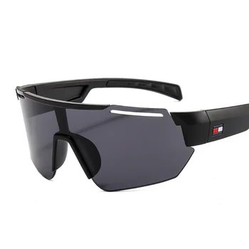 Мужские солнцезащитные очки с защитой от солнца и ультрафиолета Модные винтажные солнцезащитные очки в большой оправе для вождения и езды на велосипеде 4