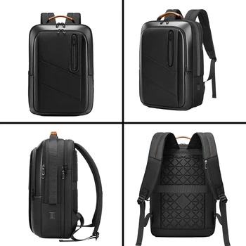 Мужской рюкзак Многофункциональная деловая Водонепроницаемая сумка 17-дюймовый рюкзак для ноутбука с USB-зарядкой, рюкзак большой емкости и высокого качества 4